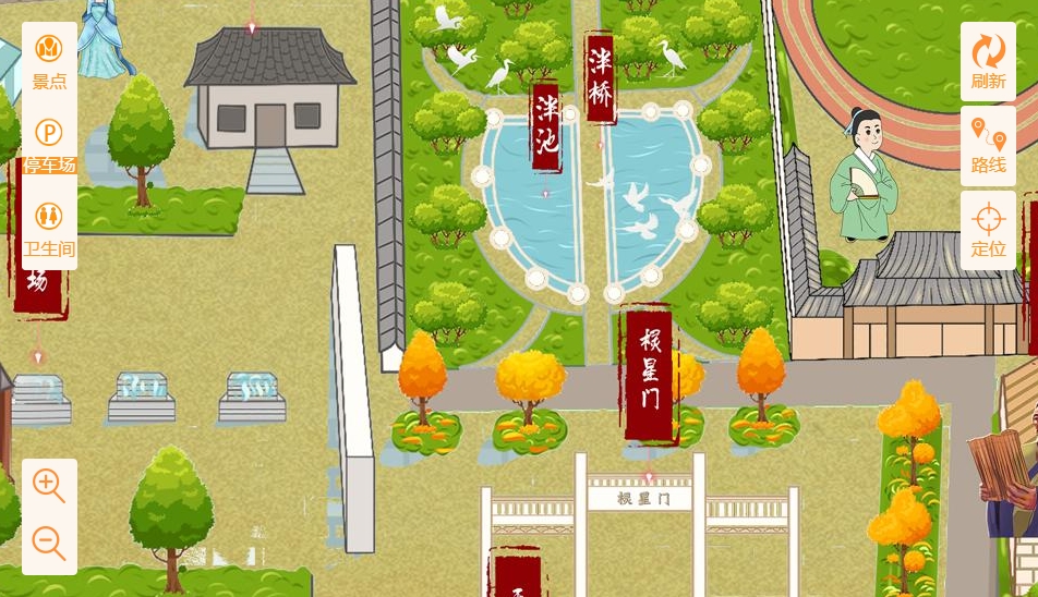 海城手绘地图景区语音讲解导览系统：智慧景区建设的基石